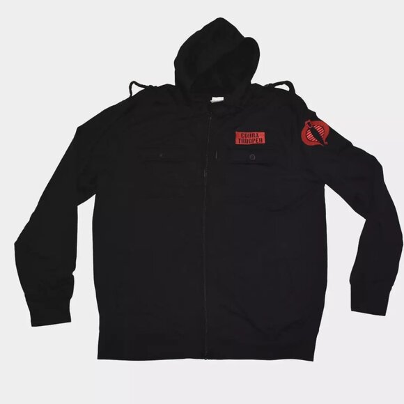 G.I. Joe Men's Cobra Trooper Military Style Full-Zip Hoodie New 2XL - Picture 2 of 12